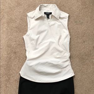 Express stretch taupe blouse